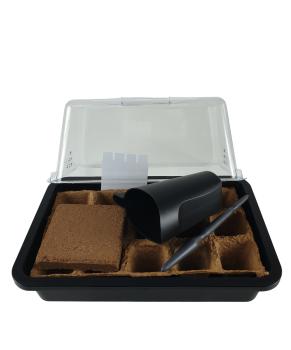 Preview: Anzucht Starter Set Mini Gewächshaus